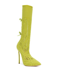 Bottines chartreuses Casadei