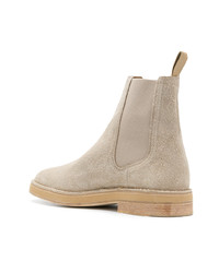 Bottines chelsea beiges Yeezy