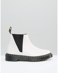 Bottines chelsea blanches Dr. Martens