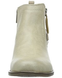 Bottines chelsea blanches Mustang