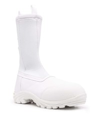 Bottines chelsea en caoutchouc blanches Heron Preston