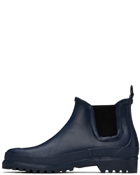 Bottines chelsea en caoutchouc bleu marine Stutterheim