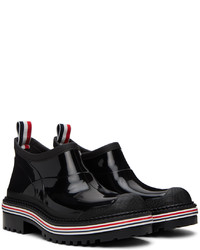 Bottines chelsea en caoutchouc noires Thom Browne