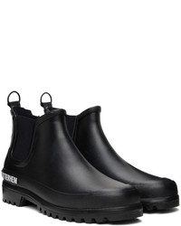 Bottines chelsea en caoutchouc noires Stutterheim