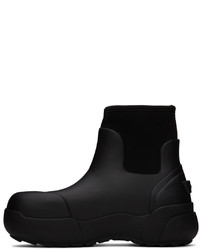 Bottines chelsea en caoutchouc noires Ambush