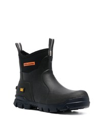 Bottines chelsea en caoutchouc noires Heron Preston