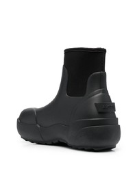 Bottines chelsea en caoutchouc noires Ambush