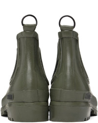 Bottines chelsea en caoutchouc olive Stutterheim