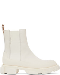 Bottines chelsea en cuir blanches Both