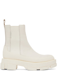 Bottines chelsea en cuir blanches Both