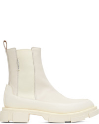 Bottines chelsea en cuir blanches Both