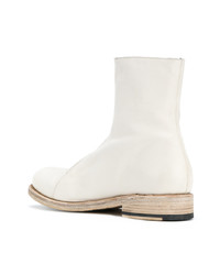 Bottines chelsea en cuir blanches The Last Conspiracy