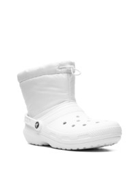 Bottines chelsea en cuir blanches Salehe Bembury x Crocs