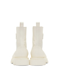 Bottines chelsea en cuir blanches Both