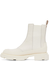 Bottines chelsea en cuir blanches Both