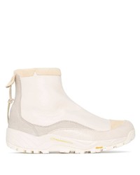 Bottines chelsea en cuir blanches Our Legacy