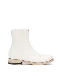 Bottines chelsea en cuir blanches The Last Conspiracy