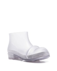 Bottines chelsea en cuir blanches Loewe