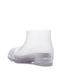 Bottines chelsea en cuir blanches Loewe