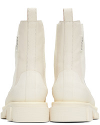 Bottines chelsea en cuir blanches Both