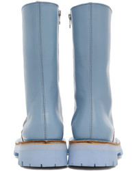 Bottines chelsea en cuir bleu clair CamperLab