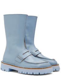 Bottines chelsea en cuir bleu clair CamperLab