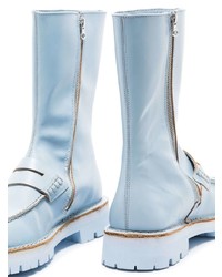 Bottines chelsea en cuir bleu clair CamperLab