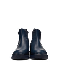 Bottines chelsea en cuir bleu marine R.M. Williams