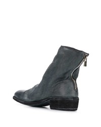 Bottines chelsea en cuir bleu marine Guidi