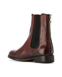 Bottines chelsea en cuir bordeaux Sartori Gold