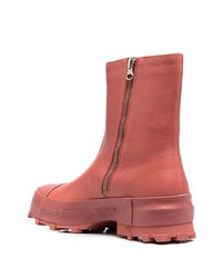 Bottines chelsea en cuir fuchsia CamperLab