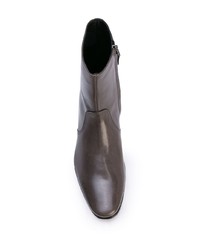 Bottines chelsea en cuir gris foncé Pierre Hardy