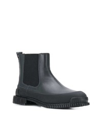 Bottines chelsea en cuir gris foncé Camper