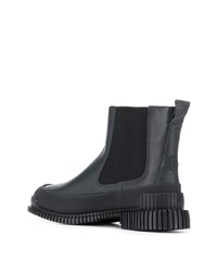 Bottines chelsea en cuir gris foncé Camper