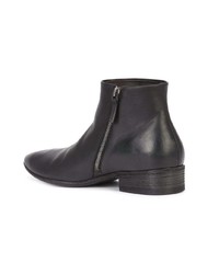 Bottines chelsea en cuir gris foncé Marsèll