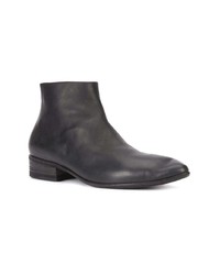 Bottines chelsea en cuir gris foncé Marsèll