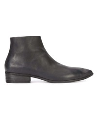 Bottines chelsea en cuir gris foncé Marsèll