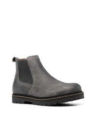 Bottines chelsea en cuir gris foncé Birkenstock