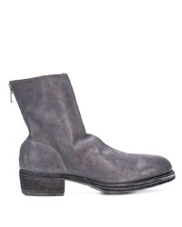 Bottines chelsea en cuir grises Guidi