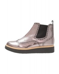 Bottines chelsea en cuir grises San Marina