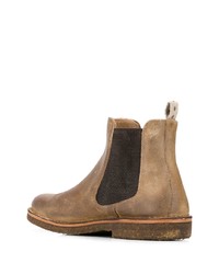 Bottines chelsea en cuir marron clair Astorflex