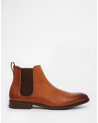 Bottines chelsea en cuir marron clair Aldo