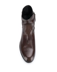 Bottines chelsea en cuir marron foncé Buttero