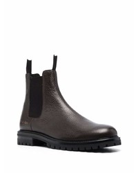 Bottines chelsea en cuir marron foncé Common Projects