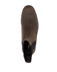 Bottines chelsea en cuir marron foncé Common Projects