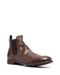 Bottines chelsea en cuir marron foncé Officine Creative