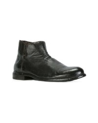 Bottines chelsea en cuir marron foncé Officine Creative