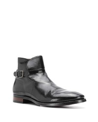 Bottines chelsea en cuir marron foncé Officine Creative