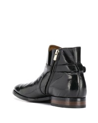 Bottines chelsea en cuir marron foncé Officine Creative