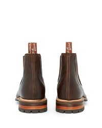 Bottines chelsea en cuir marron foncé R.M. Williams